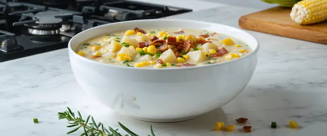 Corn Chowder with Potatoes