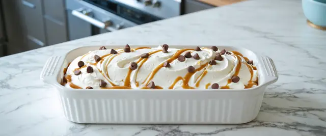 Cottage Cheese Ice Cream with Peanut Butter and Chocolate Chips