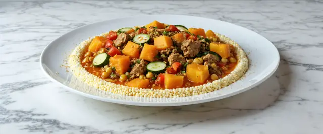 Couscous with Seven Vegetables (Couscous Bidaoui)