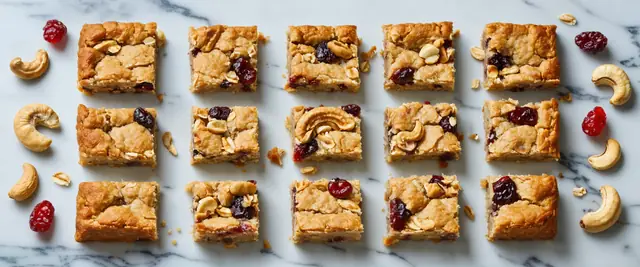 Cranberry Cashew Power Bars