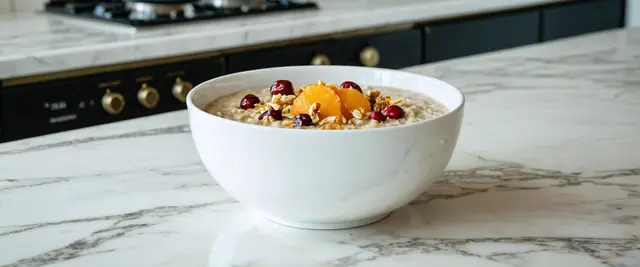 Cranberry Orange Oatmeal Bowls