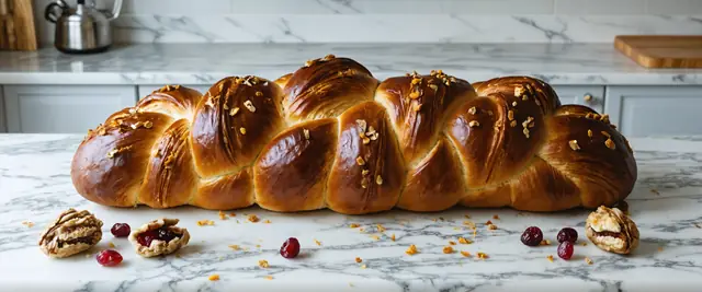 Cranberry Orange Walnut Challah