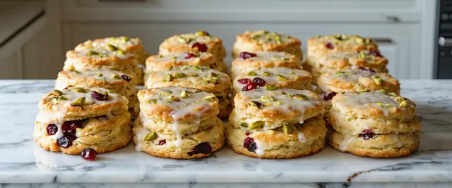 Cranberry Pistachio Biscuits