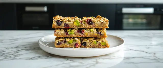 Cranberry Pistachio Oat Bars