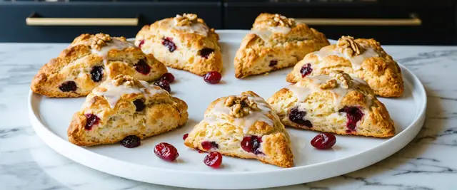 Cranberry Walnut Scones