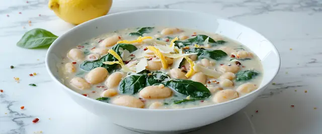 Creamy Cannellini Beans with Spinach