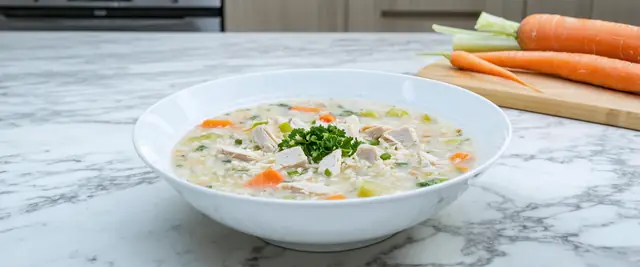 Creamy Chicken and Rice Soup