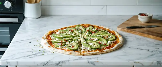 Crispy Avocado Pizza Crust Made with Avocado, Cheese, Eggs, and Seasoning