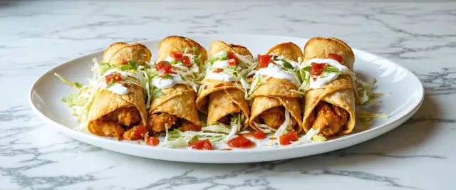 Crispy Chicken Flautas