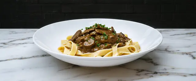 Crock Pot Beef Stroganoff