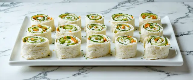 Cucumber and Cream Cheese Pinwheels