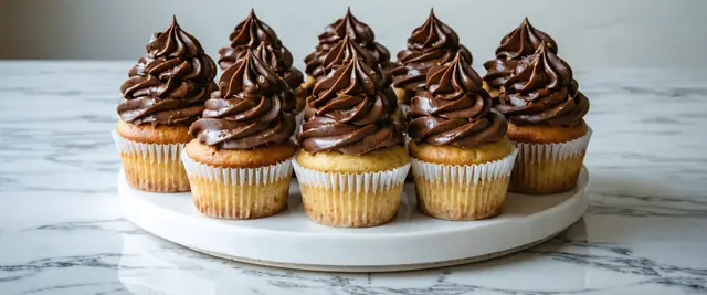 Dark Chocolate Avocado Cupcakes
