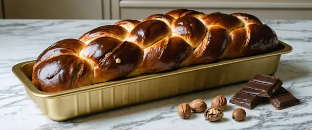 Dark Chocolate Hazelnut Babka