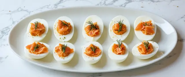 Deviled Eggs with Salmon