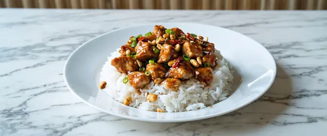 Diced Chicken with Peanuts and Chili