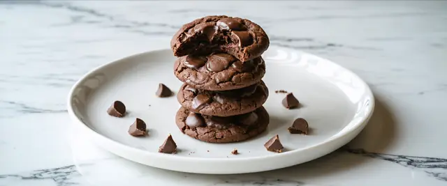 Double Chocolate Cookies