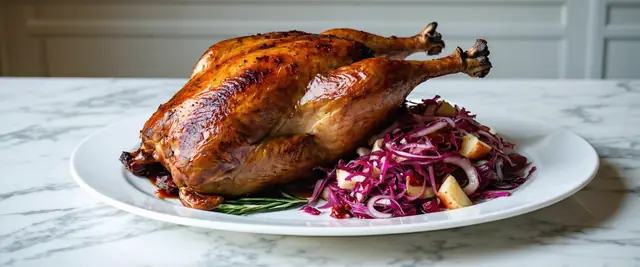 Duck with Red Cabbage (Kacsasült Párolt Káposztával)
