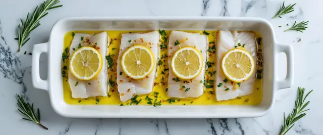 Easy Baked Cod with Herbs and Lemon