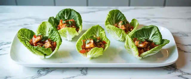 Butter Chicken Lettuce Wraps
