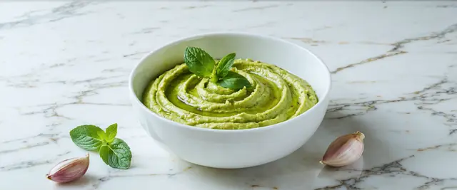 Edamame and Mint Hummus