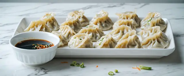 Edamame and Veggie Dumplings