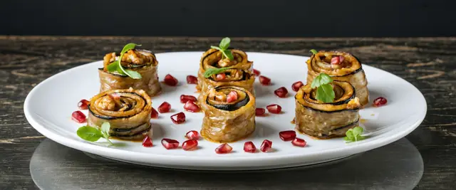 Eggplant Rolls (Nigvziani Badrijani)