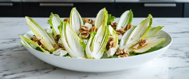 Elegant Endive Salad with Roquefort and Walnuts