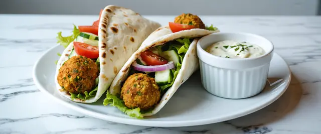 Falafel Pita Pockets (Middle Eastern)