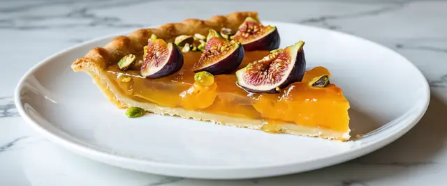 Fig and Pistachio Vegan Frangipane Tart