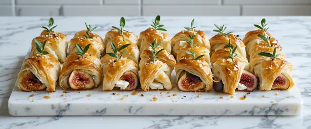 Figs-In-A-Blanket With Goat Cheese