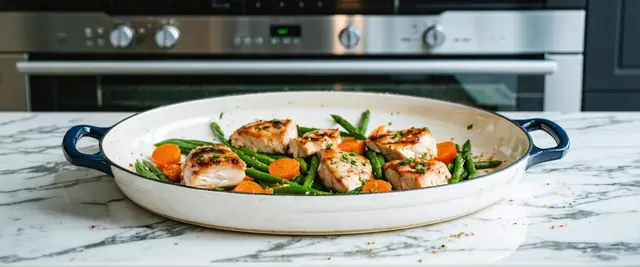 Fragrant One-Pot Garlic Butter Chicken and Vegetable Skillet