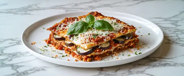 Freekeh and Eggplant Parmesan with Mozzarella