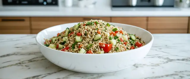 Freekeh Tabbouleh with Parsley