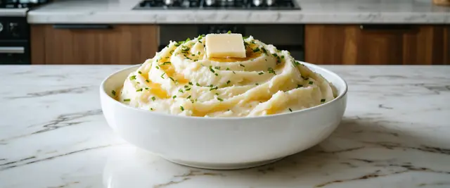 Garlic and Goat Cheese Mashed Potatoes