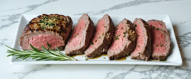 Garlic and Herb Grilled Beef Tenderloin