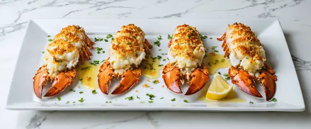 Garlic Parmesan Buttered Lobster