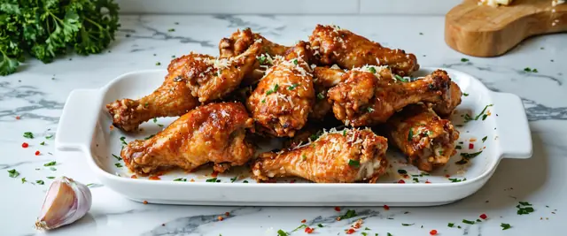 Garlic Parmesan Chicken Wings
