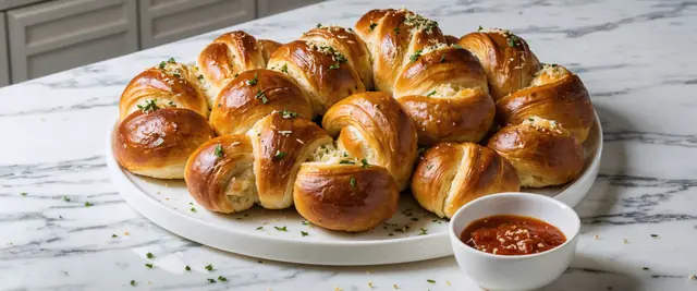 Garlic Parmesan Knots