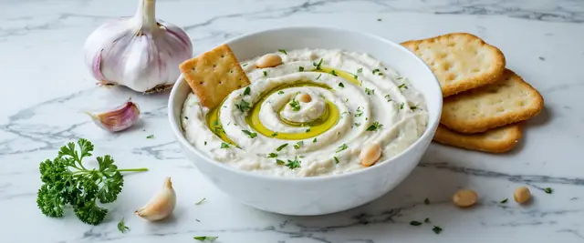 Garlic Parmesan White Bean Dip