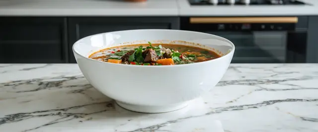 Georgian Beef Soup (Sup-Kharcho)