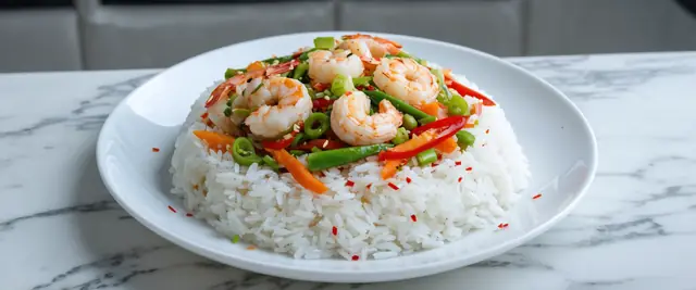Ginger Sesame Prawn Stir-Fry