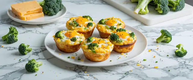 Gluten-Free Broccoli and Cheddar Egg Muffins