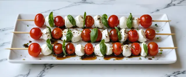 Gluten-Free Caprese Breakfast Skewers