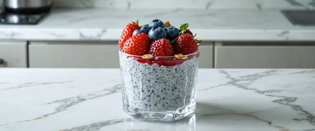 Gluten-Free Chia Seed Pudding with Berries