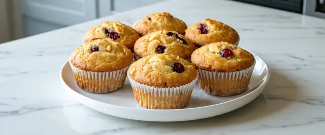 Gluten-Free Cranberry Orange Almond Flour Muffins