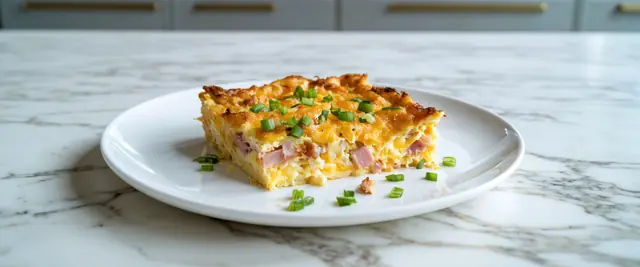 Gluten-Free Ham and Cheese Breakfast Casserole