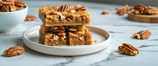 Gluten-Free Maple Pecan Blondies