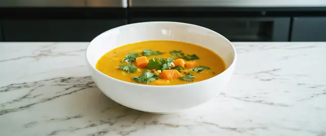 Golden Turmeric Soup with Ginger