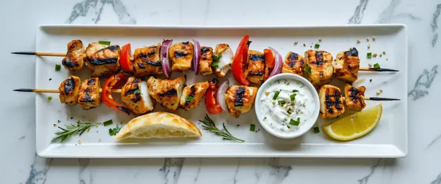 Greek Chicken Souvlaki Freezer Friendly
