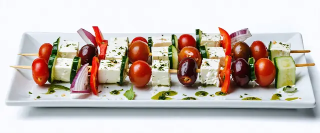 Greek Salad Skewers